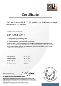 Registration Certificate ISO 9001:2015